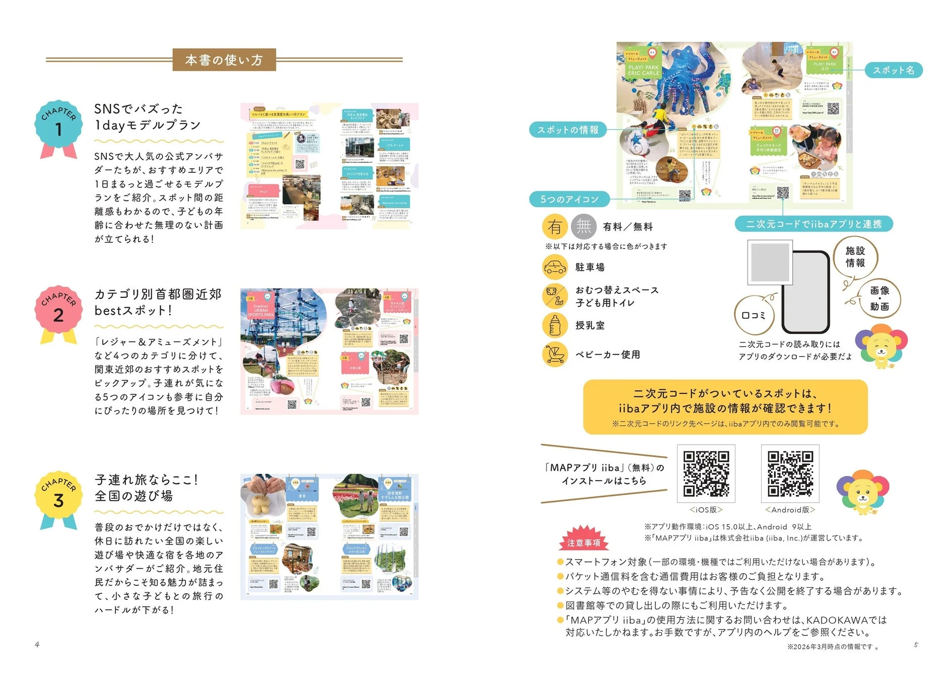 本書の使い方の説明ページ