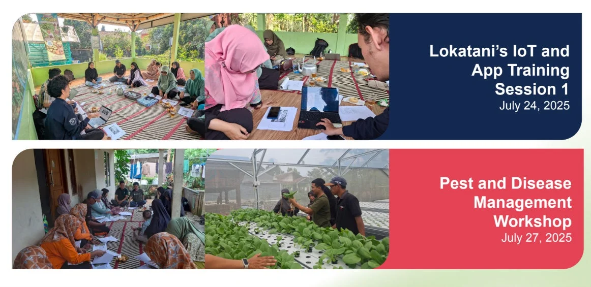 Lokataniが主催する2つの農業関連イベントの告知画像。