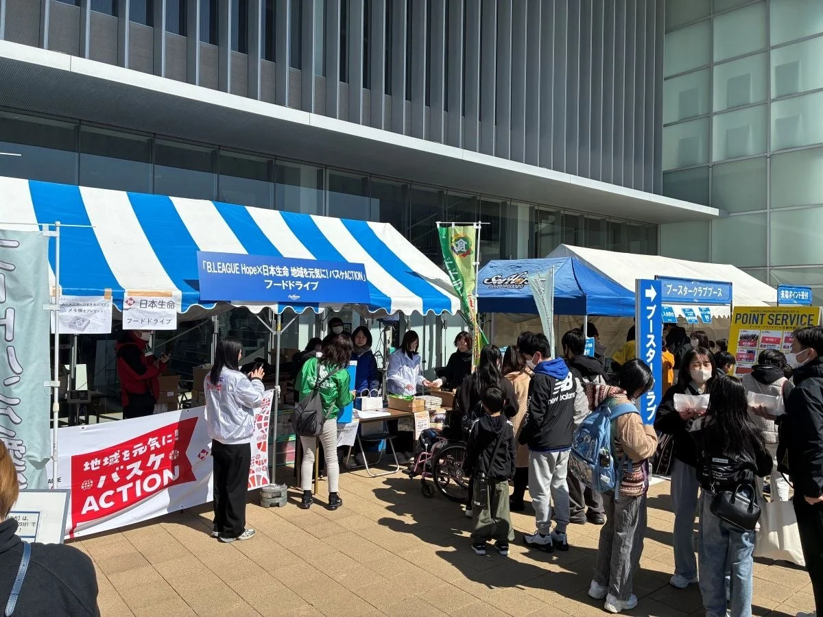 フードドライブブースの様子
