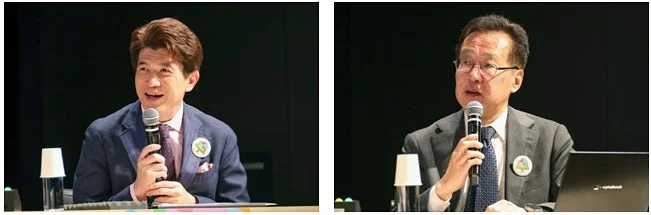 ビジネスピッチ審査員の様子