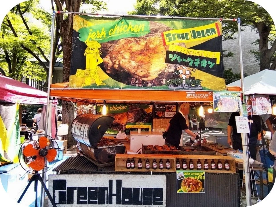 ジャークチキン屋台
