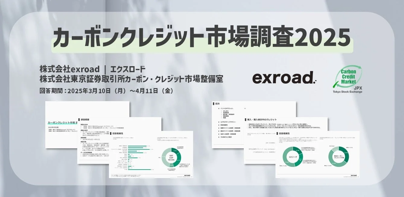 カーボンクレジット市場調査2025
