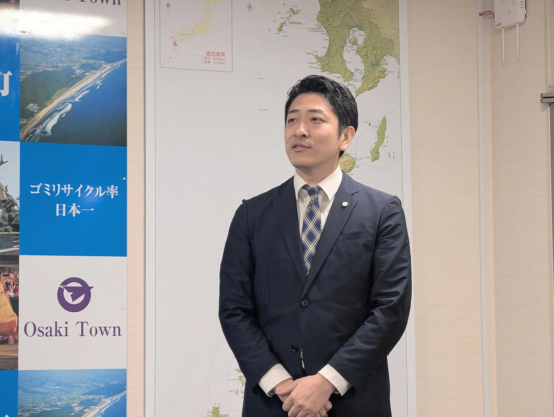 協定について説明する様子